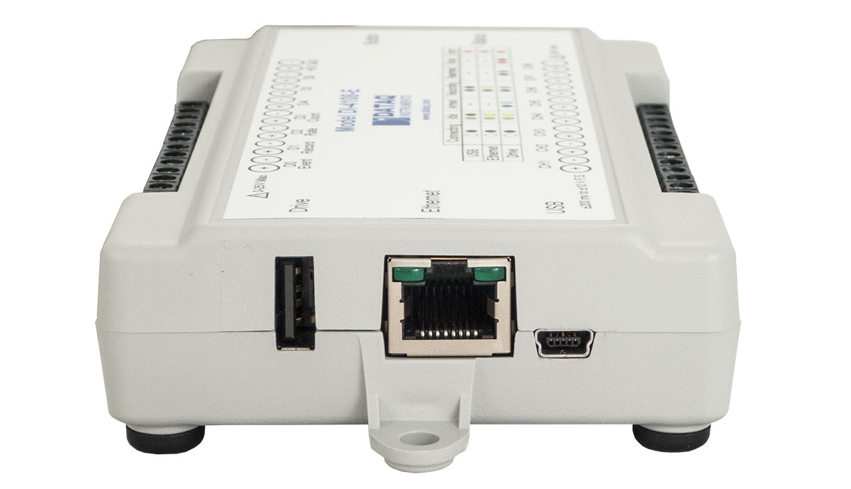 DI-4108-E DAQ and Data Logger - Side View