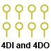 This data logger system has four digital inputs and four digital outputs